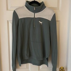 Victoria Secret PINK Quarter Zip Sweater